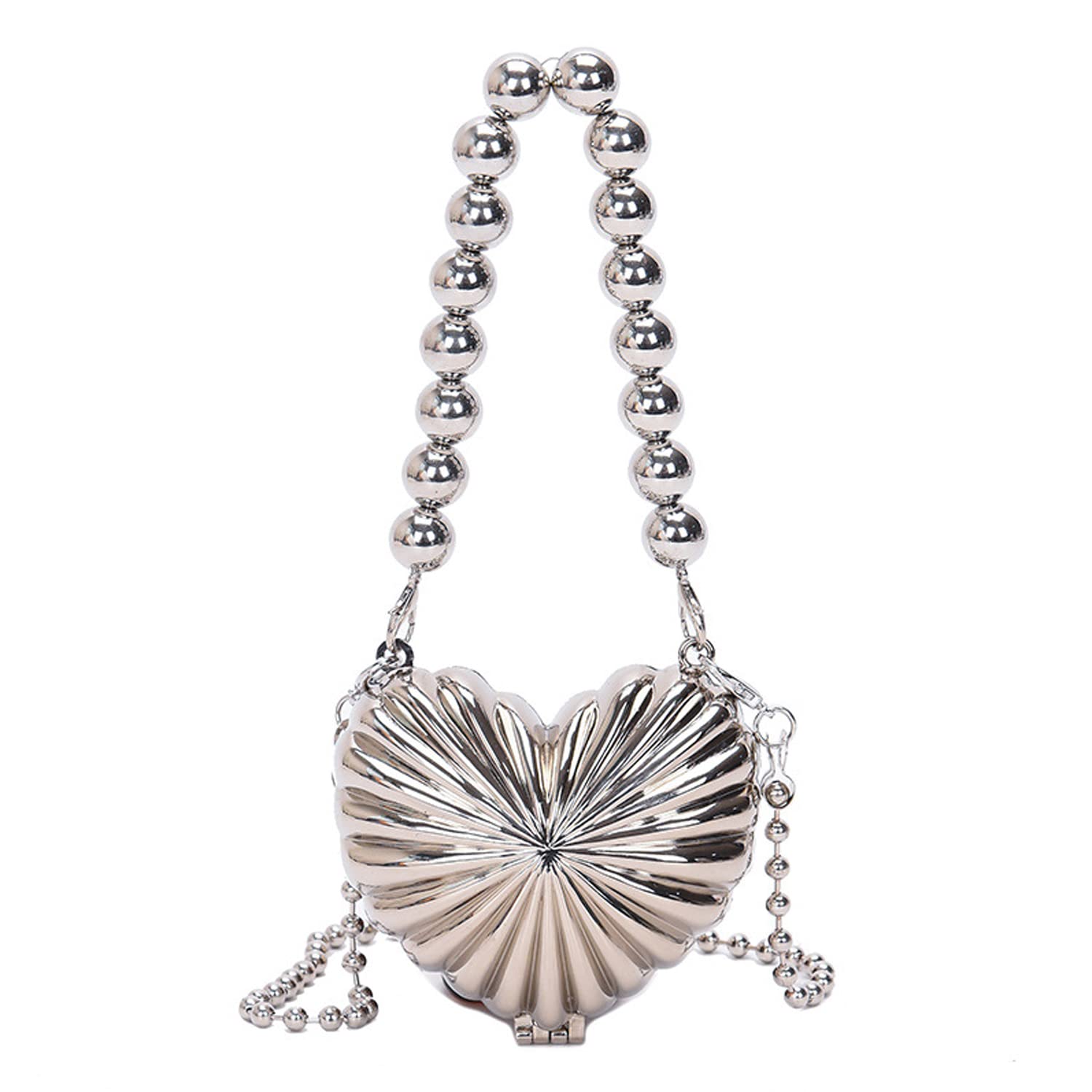 Zenosy Mini Pearl Evening Bag for Women Fashion Handbag Satchel Purse Shoulder Bag Crossbody Purse with Pearls