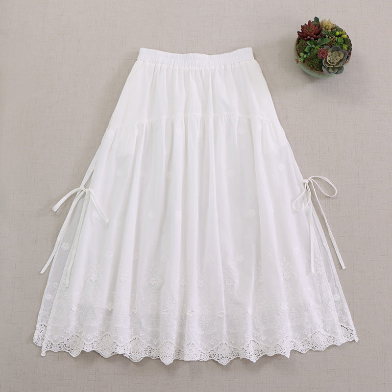 Lace loose skirt