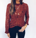 Sexy Sheer Lace Top for Women