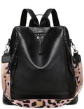 sqlp Backpack Purse for Women Travel Backpack Womens Leather Backpack Fashion Purse Backpack Woman Designer Shoulder Bags Black