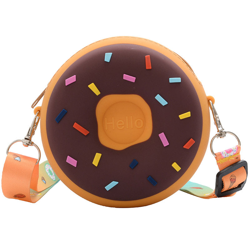 Cute Princess Donut Bag & Mini Silicone Coin Purse