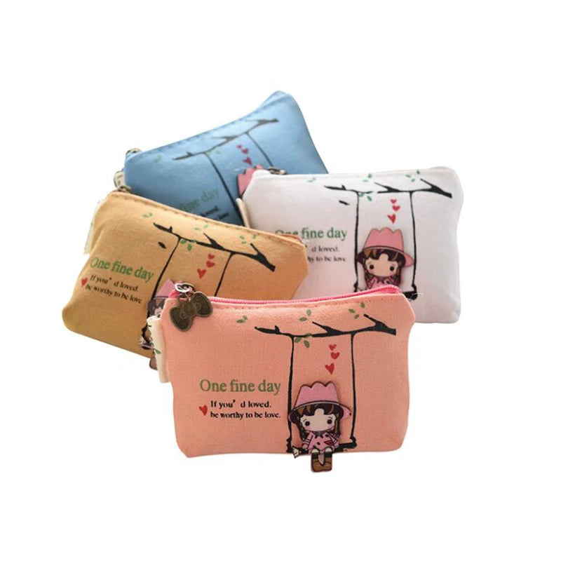 Kawaii Cartoon Animal Coin Purse and Card Holder