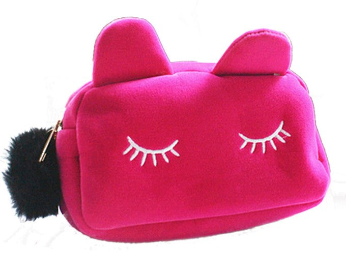 Cat Makeup Pouch, Coin Purse, Handheld Bag