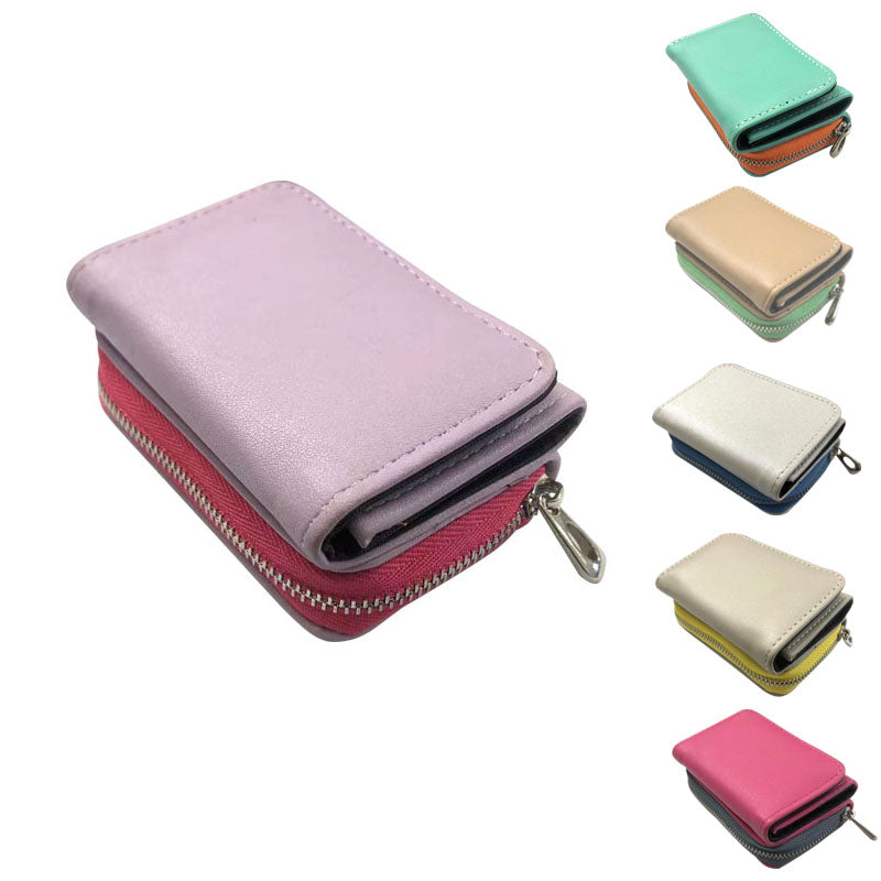 Women's Multicolor PU Wallet - Small Coin Purse