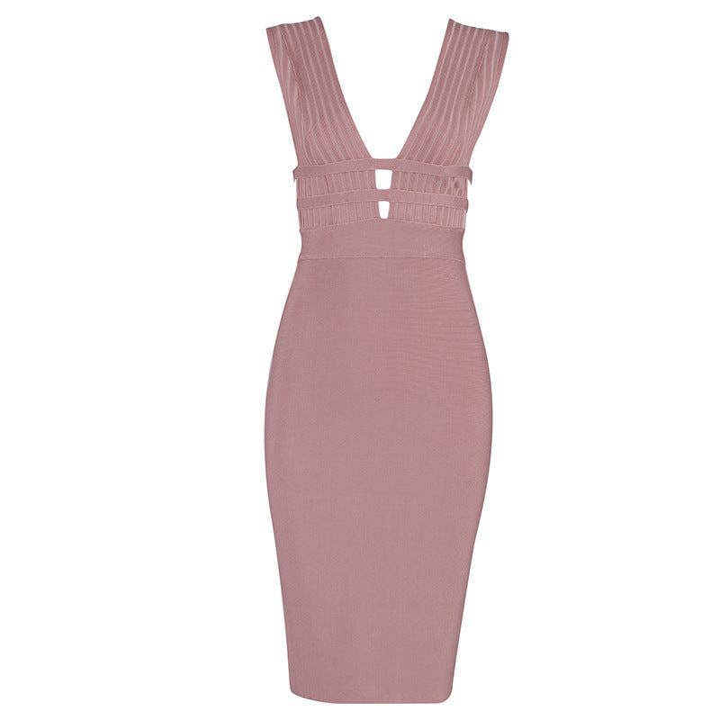 Sleeveless Backless Sexy Bandage Dress
