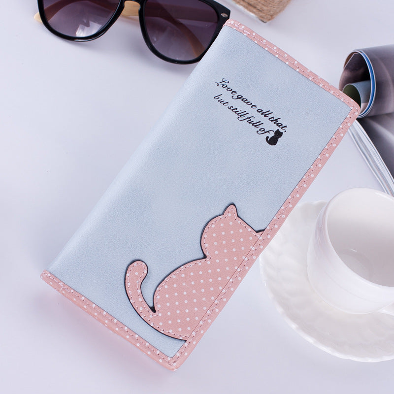 Cat Wallet, Women's Zipper Purse