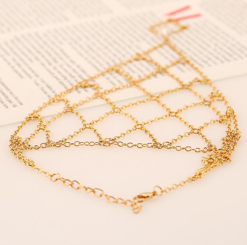 Sexy Fishnet Toe Ring Ankle Chain