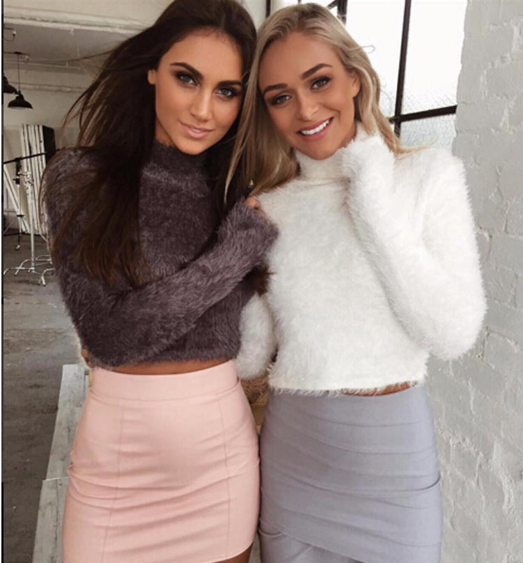 Short Sexy Turtleneck Sweater