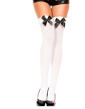 Sexy Knee-High White Socks (One Pair)