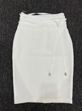 Sexy Solid Bandage Mini Skirt (One Piece)