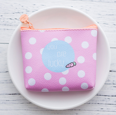 Creative Cartoon Zipper Coin Purse Wallet
