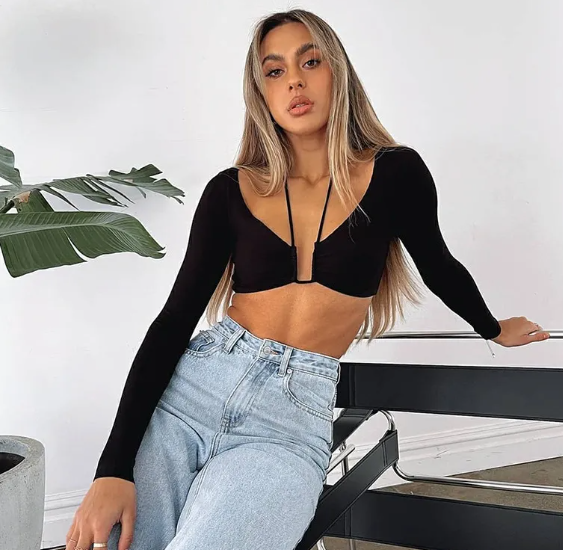Women's Sexy Long Sleeve T-shirt