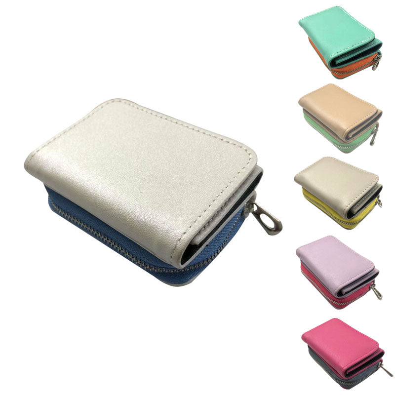 Women's Multicolor PU Wallet - Small Coin Purse