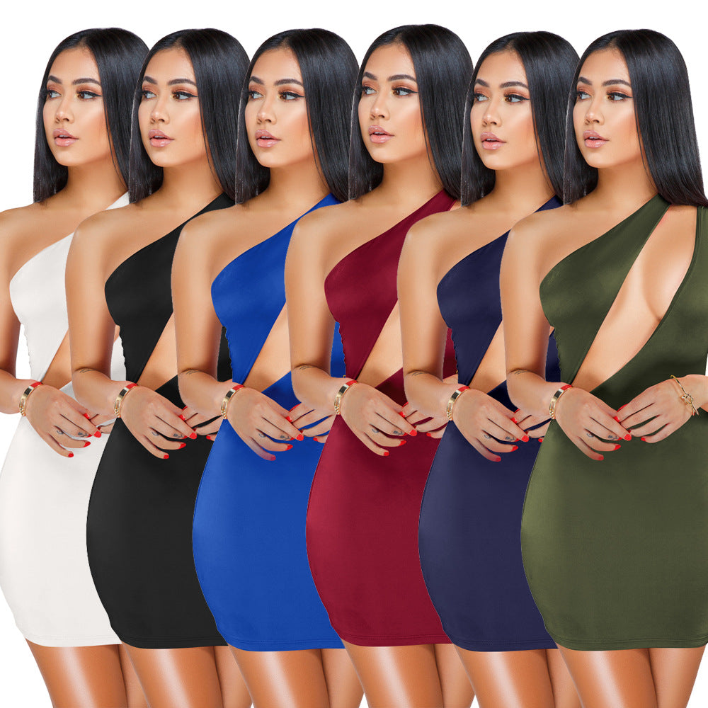 One-Shoulder Sexy Dress Collection