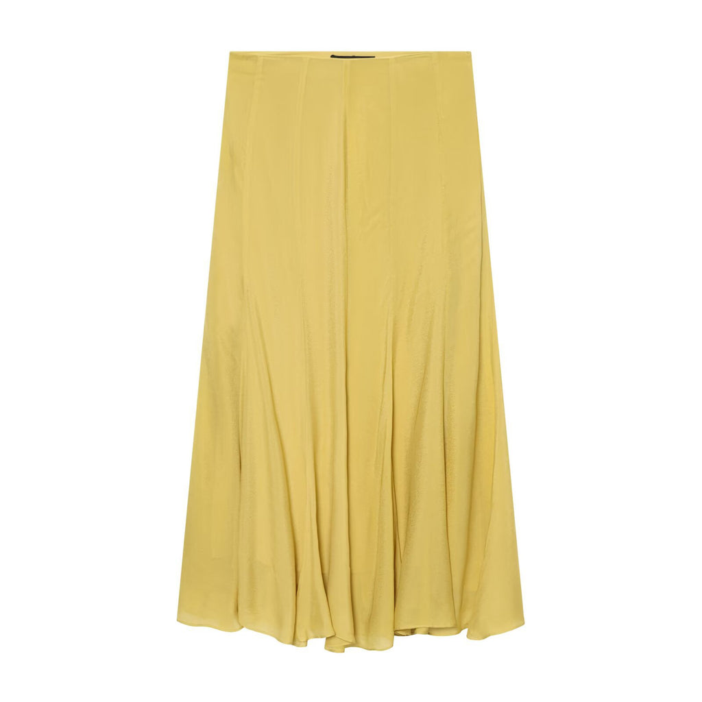 French lazy style versatile flowing long skirt