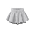 Short Patchwork Mini Skirt with Lined Inner Layer, Patched Skirt for Wholesale