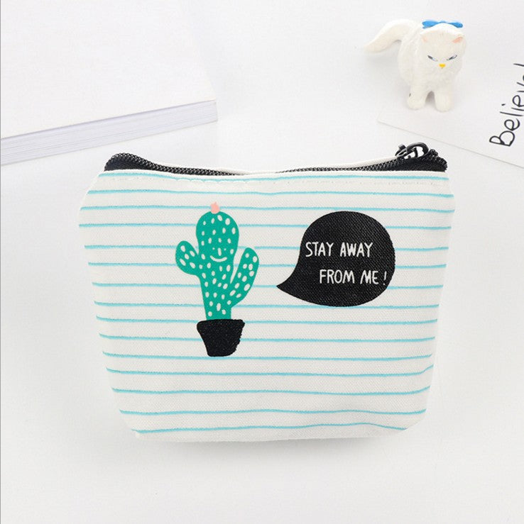 Creative Cactus Coin Purse - Fresh Style Handbag