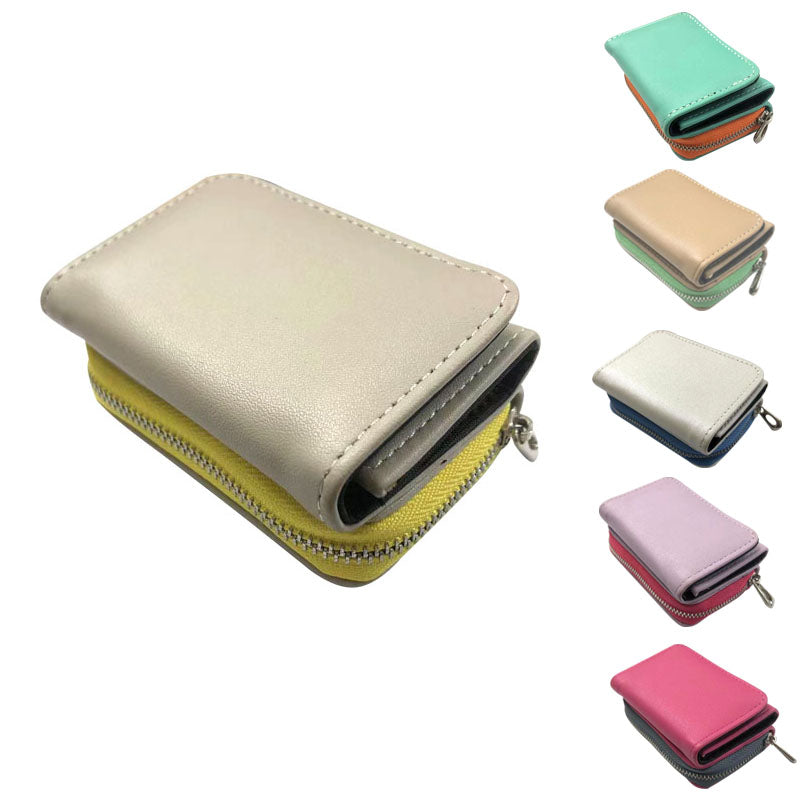 Women's Multicolor PU Wallet - Small Coin Purse