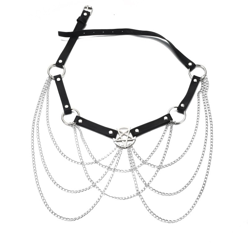 Pentagram Body Chain Jewelry - Sexy Belt Accessory