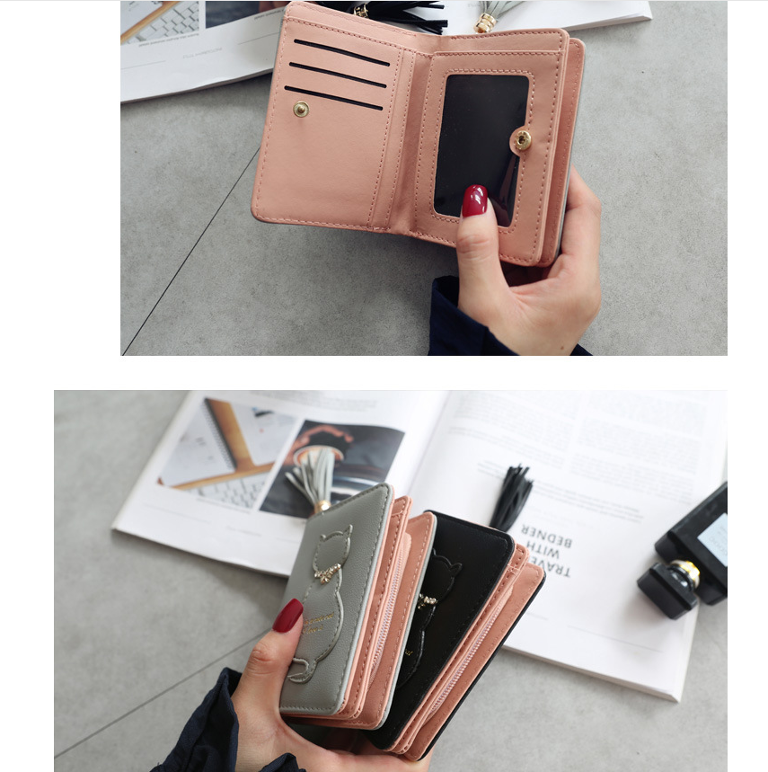 Cat Bag, Tassel Wallet, Coin Purse