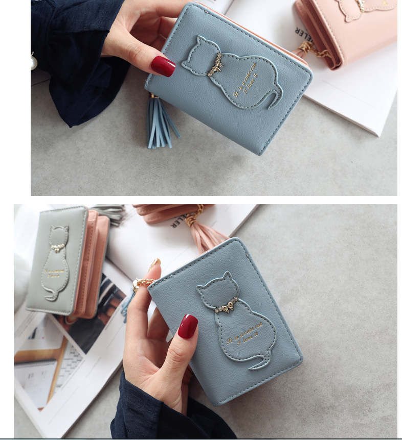 Cat Bag, Tassel Wallet, Coin Purse