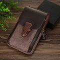 Men's Casual Double Zipper Coin Purse