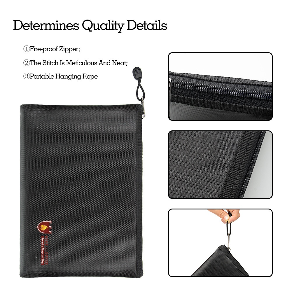 Fireproof and Waterproof Protection Purse