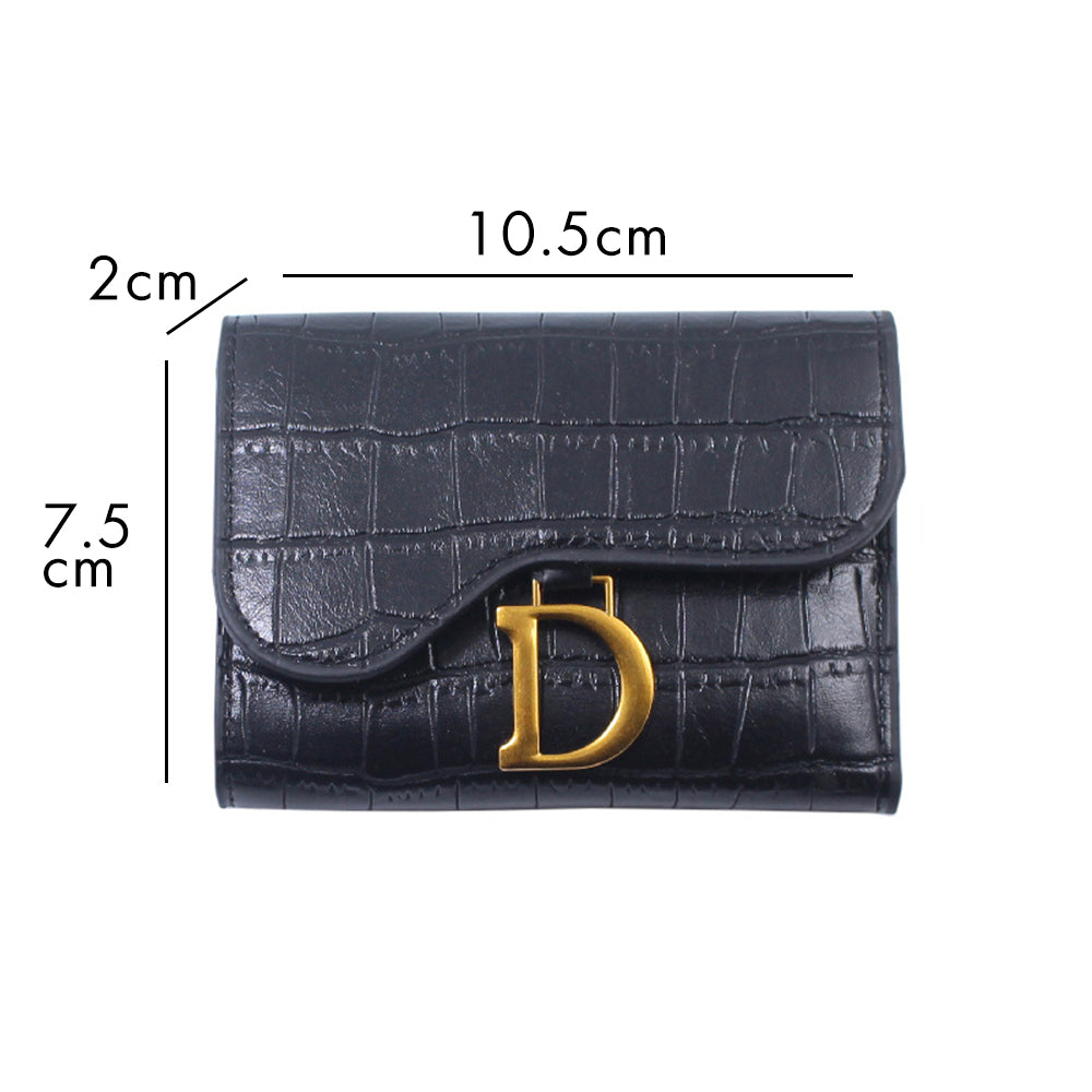 Women's Small Leather Wallet - Fashion Brand Purse