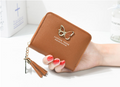 Women's Butterfly Coin Purse with Zipper Wallet