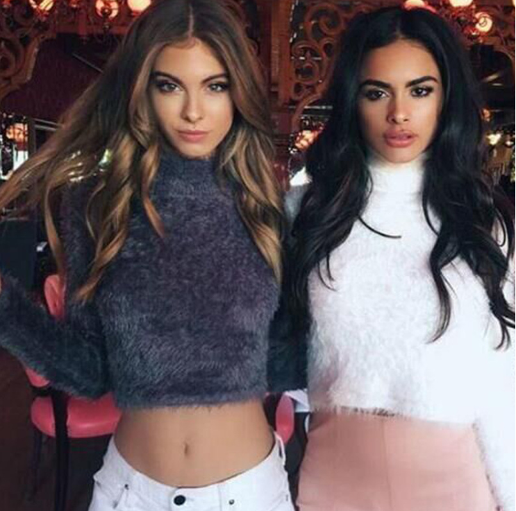 Short Sexy Turtleneck Sweater