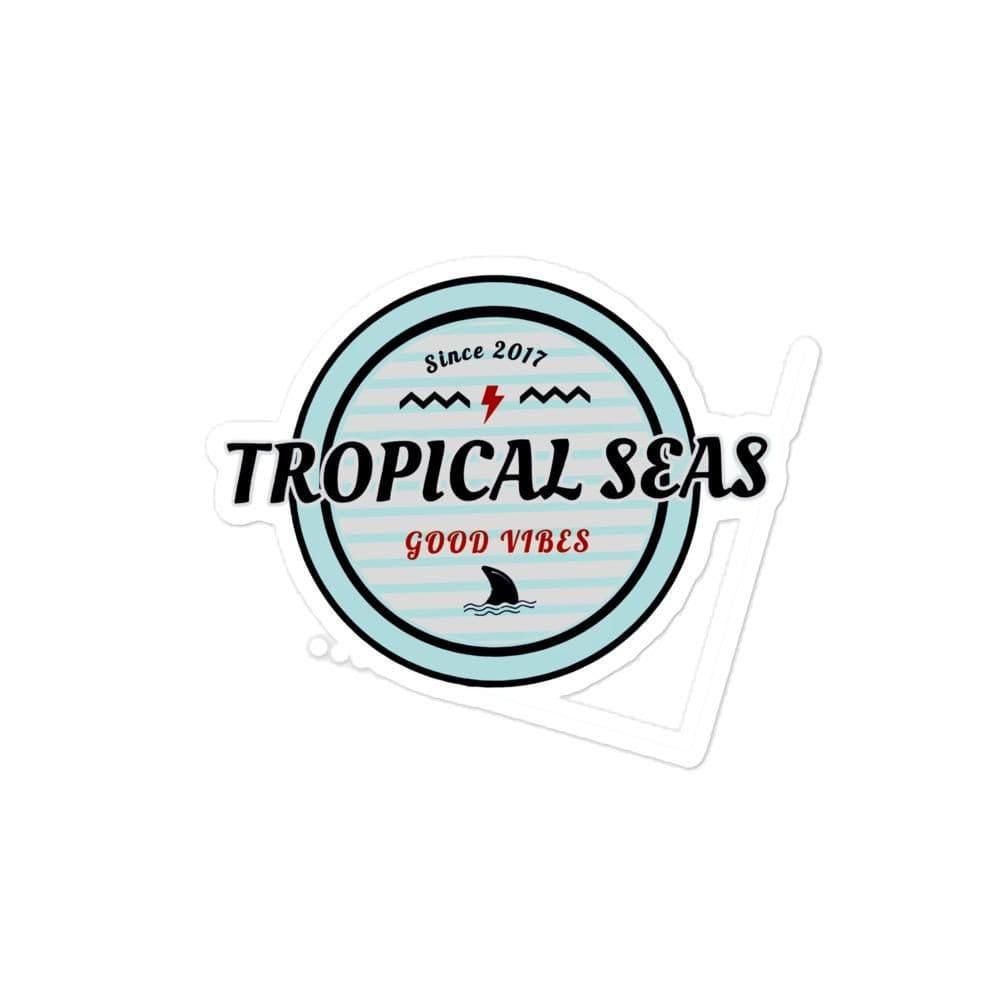 Retro Tropical Seas stickers