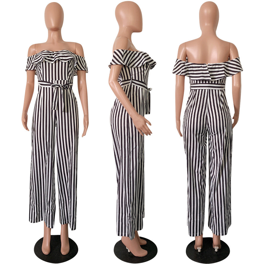 Sexy Striped Jumpsuit (One Piece)