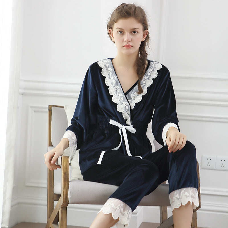 Velvet Loungewear Set - Sexy Pajamas