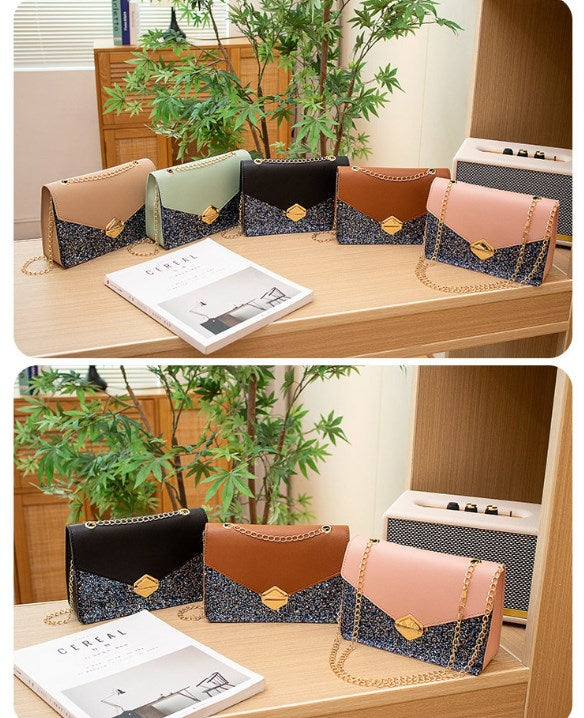 Sequin Shoulder Bag Crossbody Small CK Women’s Purse
