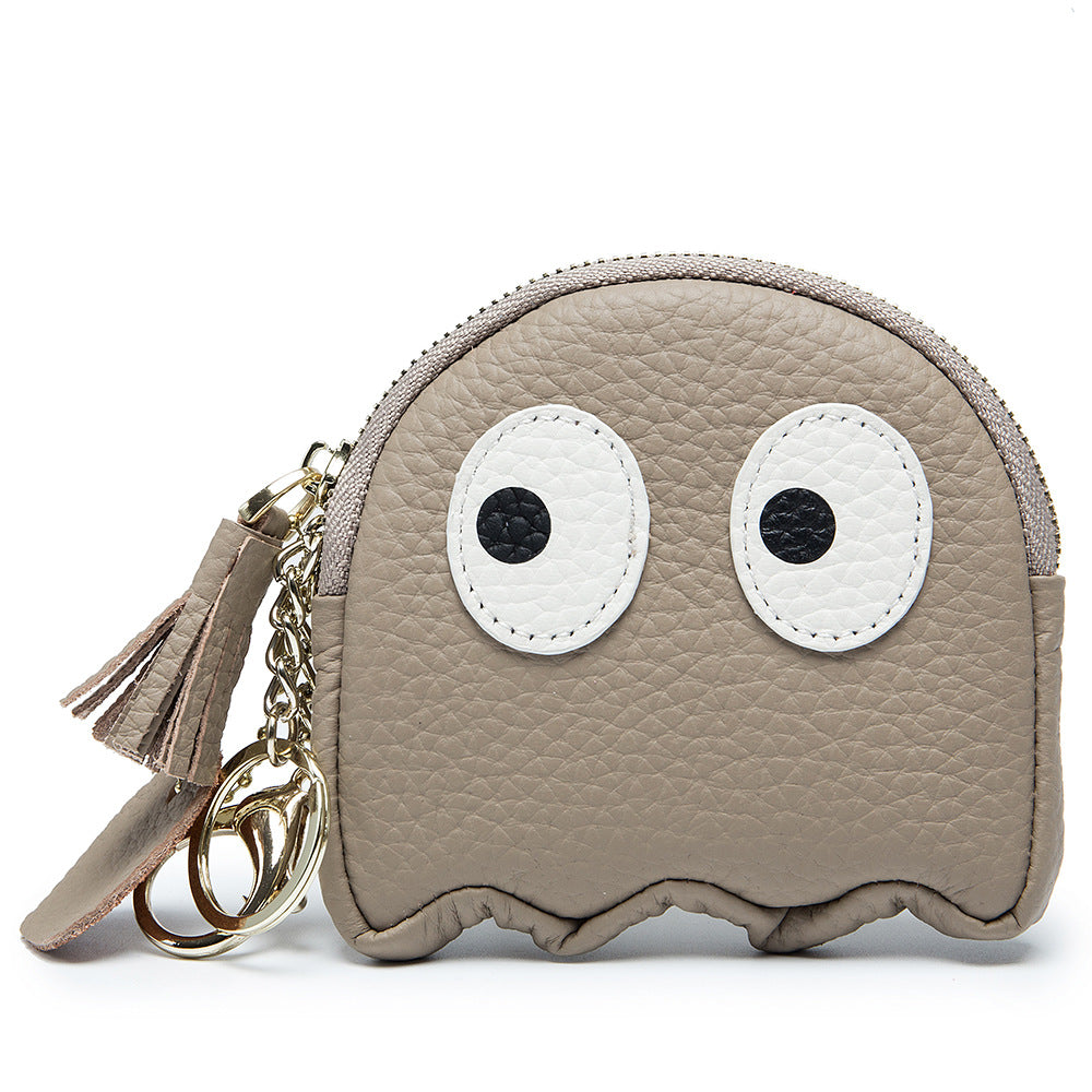 Cute Mini Genuine Leather Cowhide Coin Purse