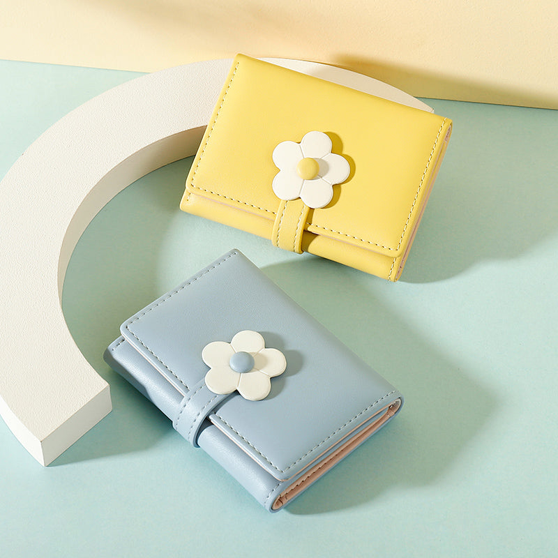 Cute Flower Coin Purse Wallet