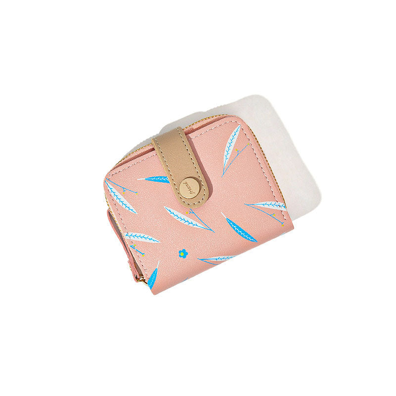 Cute Women's Leather Coin Purse with Large Capacity