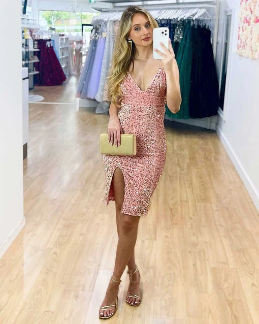 2023 Fashionable Sexy Camouflage Sequin Dress