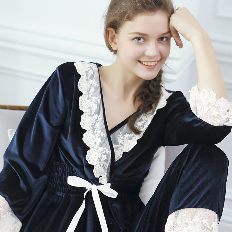 Velvet Loungewear Set - Sexy Pajamas