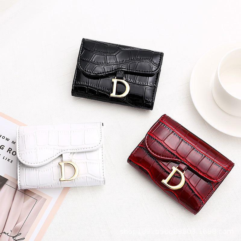 Women's Small Leather Wallet - Fashion Brand Purse