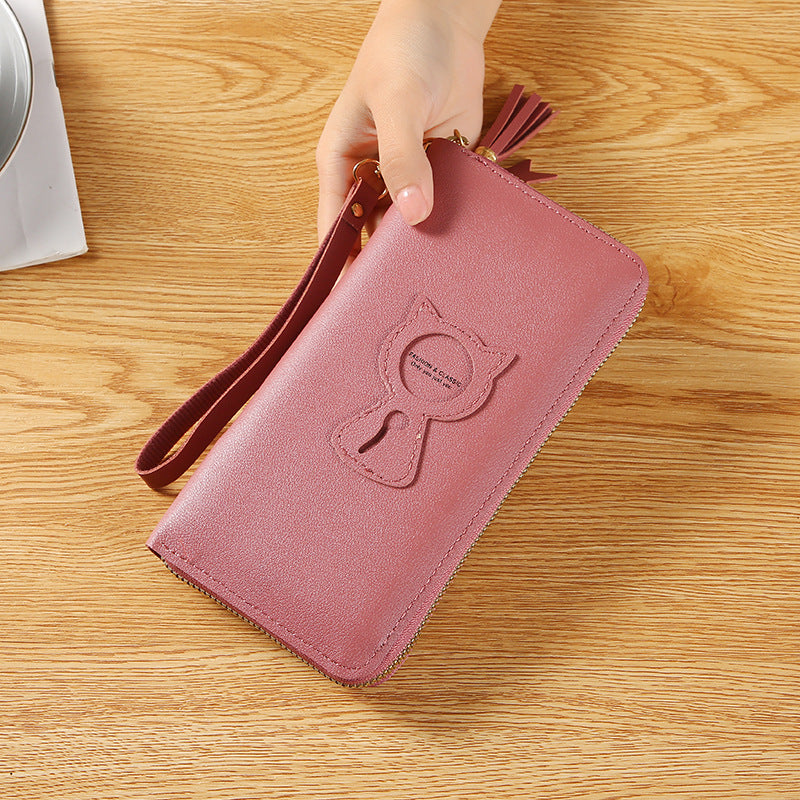 Large Capacity Women's Long Zipper Coin Purse