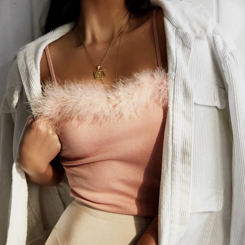 Sexy Velvet Camisole Top