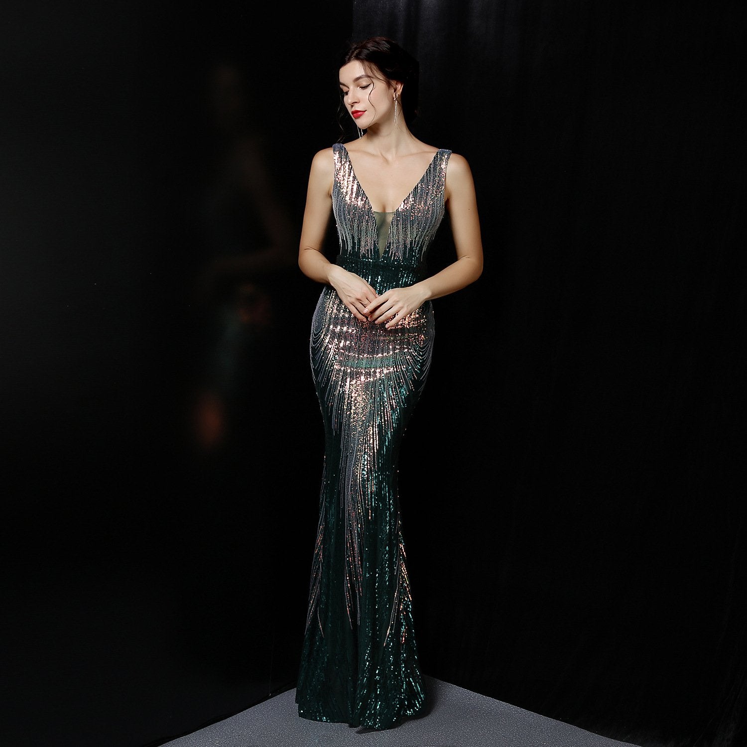Sexy Long Slim Women’s Evening Gowns
