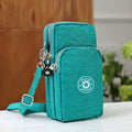 Women's Vertical Mini Messenger Bag with Coin Purse