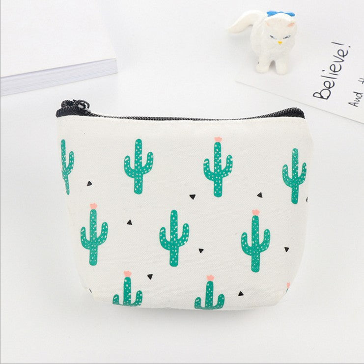 Creative Cactus Coin Purse - Fresh Style Handbag