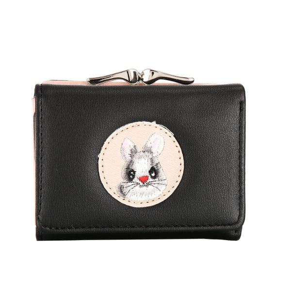Cute Solid Color Coin Purse for Short Women
