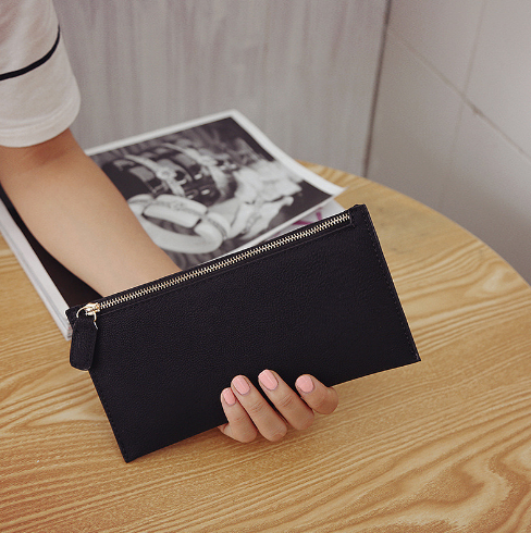 Simple Style Women's Long Wallet and Purse