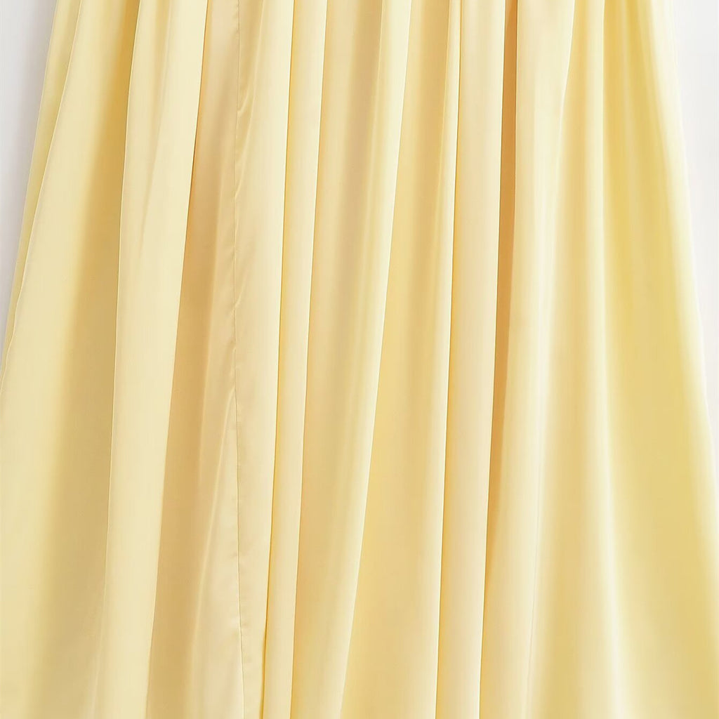 Summer hot girl pleated dress