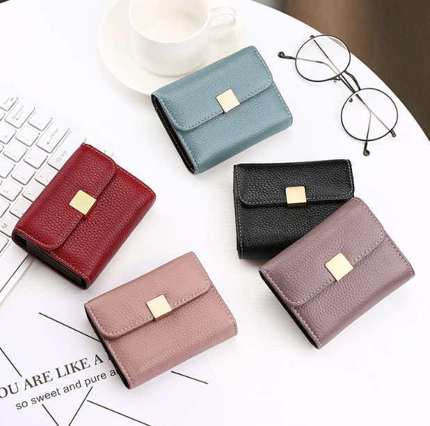 Crocodile Pattern Soft Surface Card Holder Purse
