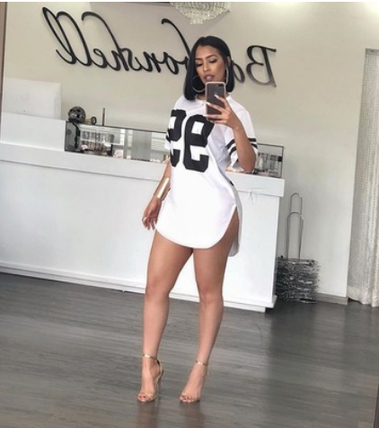 Fashionable Sexy Digital Print Mini Dress